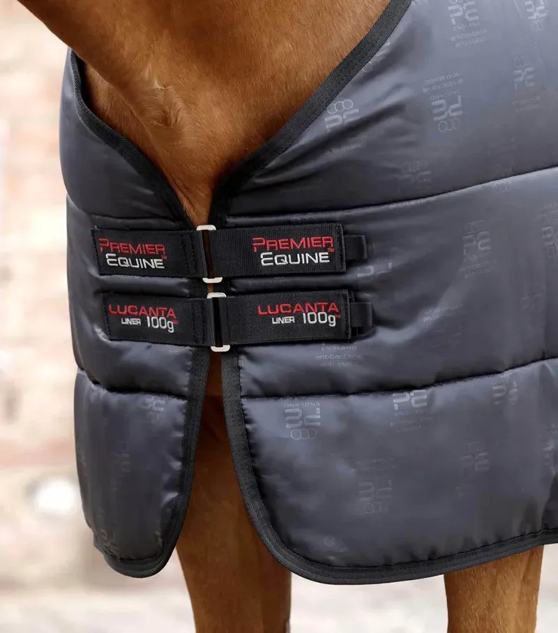 Premier Equine 100g Lucanta Rug Liner in Black-2