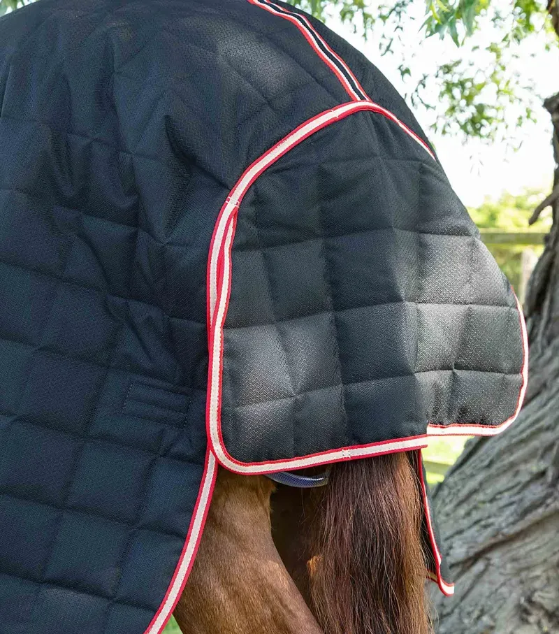 Lucanta 200g Stable Rug With Neck Cover / Black-4