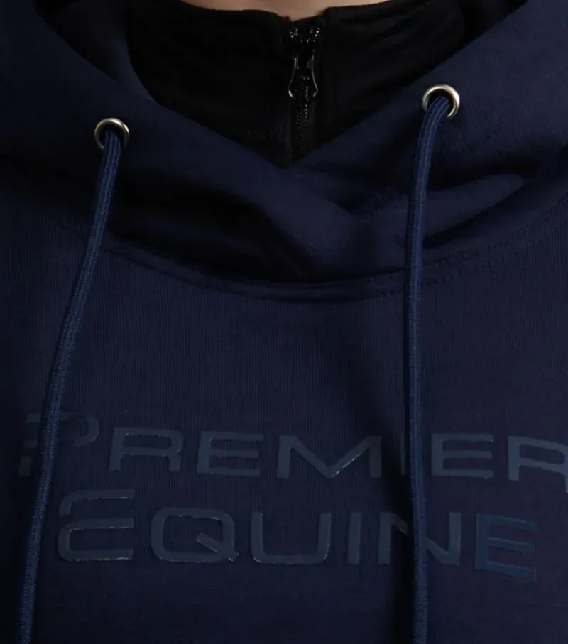 Premier Equine UK 12 Ladies Lucia Hoodie in Navy-2