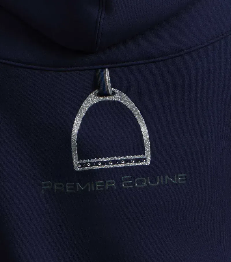 Premier Equine UK 12 Ladies Lucia Hoodie in Navy-3