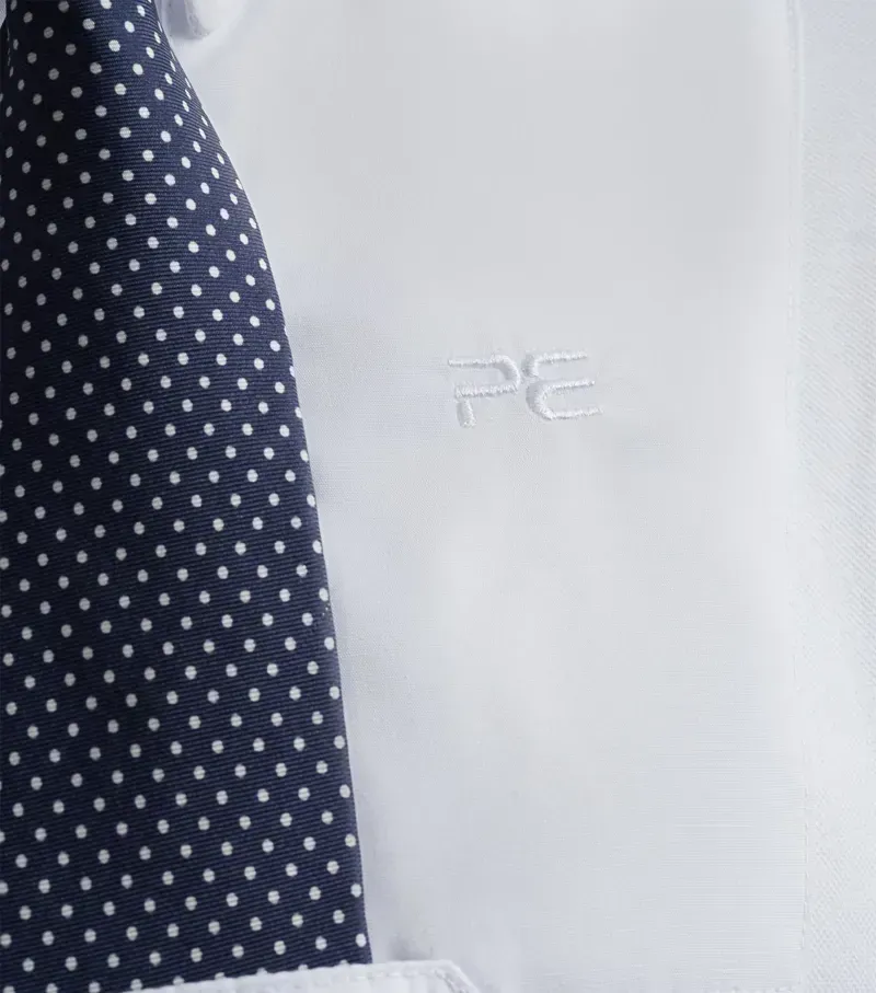 Premier Equine Ladies Luciana Short Sleeve Tie Shirt in White-4