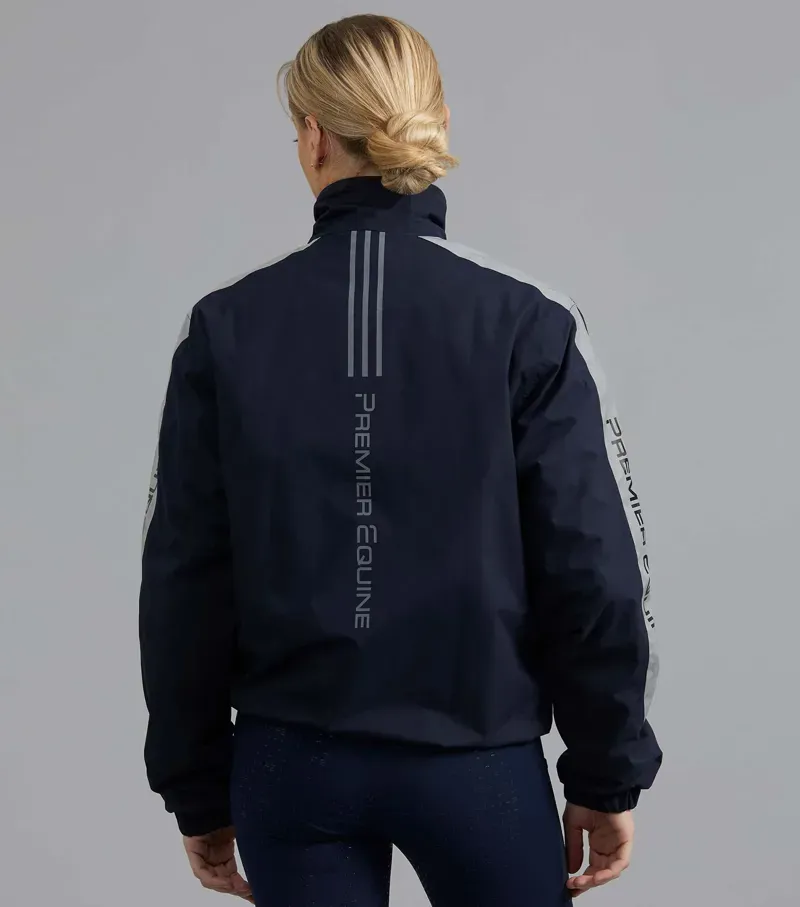 Lumen Reflective Unisex Riding Jacket / Navy-1