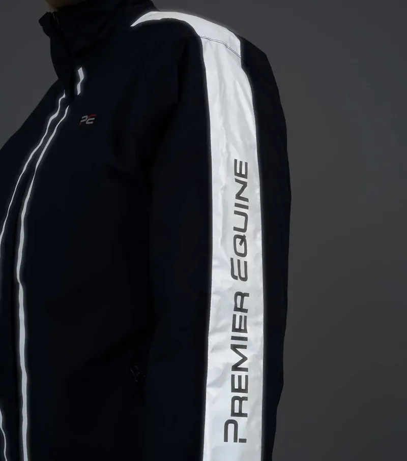 Lumen Reflective Unisex Riding Jacket / Navy-3