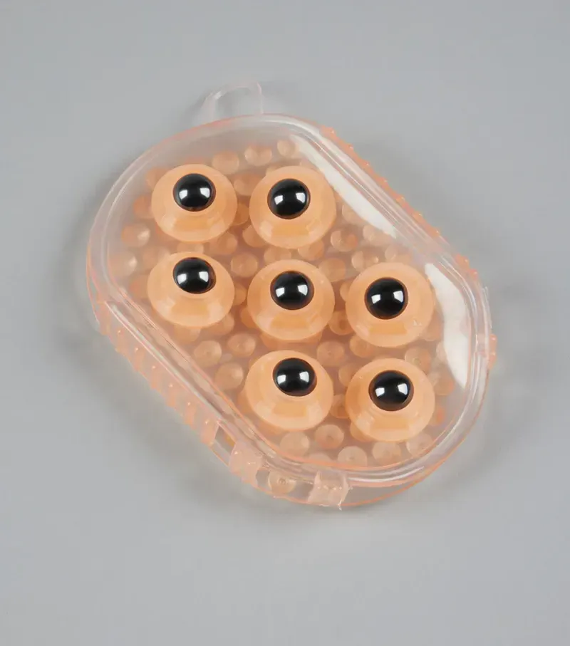 Premier Equine Magnetic Horse Massage Mitt in Amber