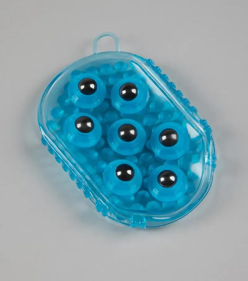 Premier Equine Magnetic Horse Massage Mitt in Peacock Blue