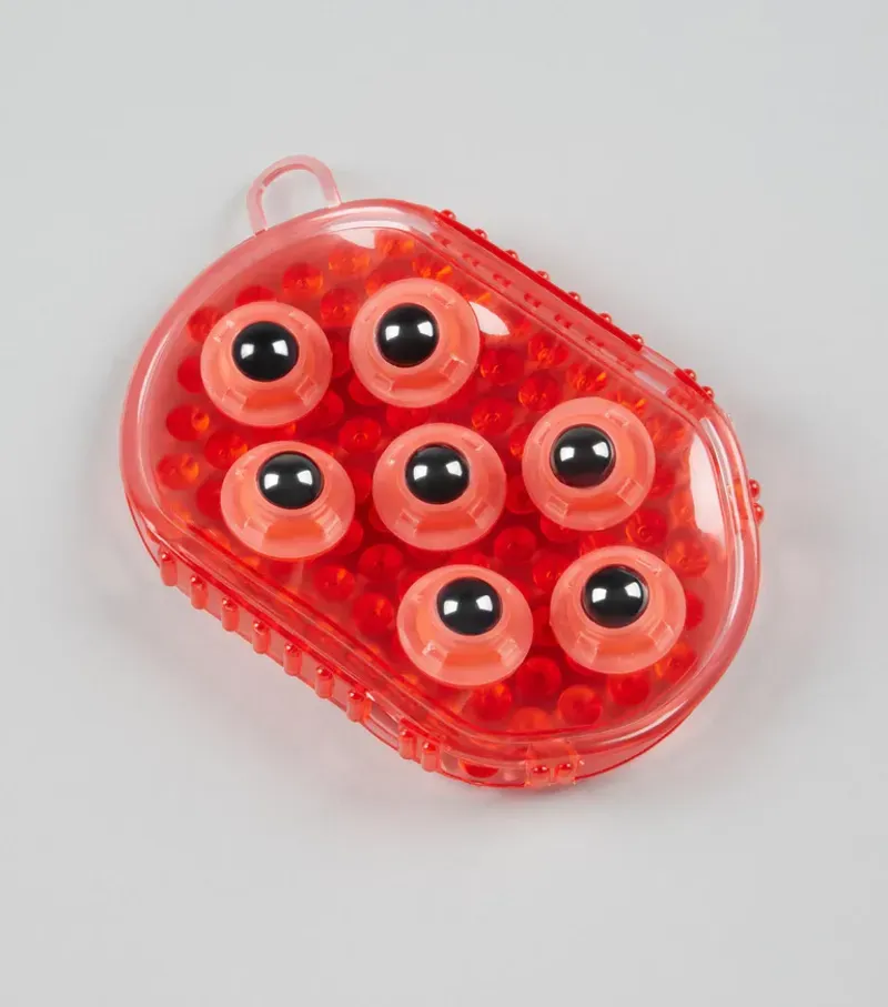 Premier Equine Magnetic Horse Massage Mitt in Red