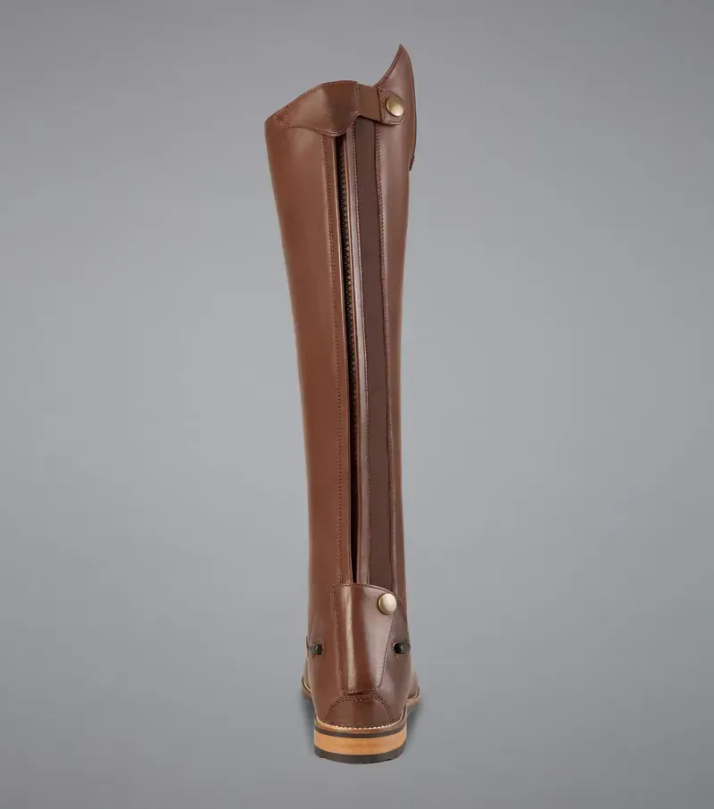 Premier Equine Ladies Maurizia Lace Front Tall Leather Riding Boot in Brown-4