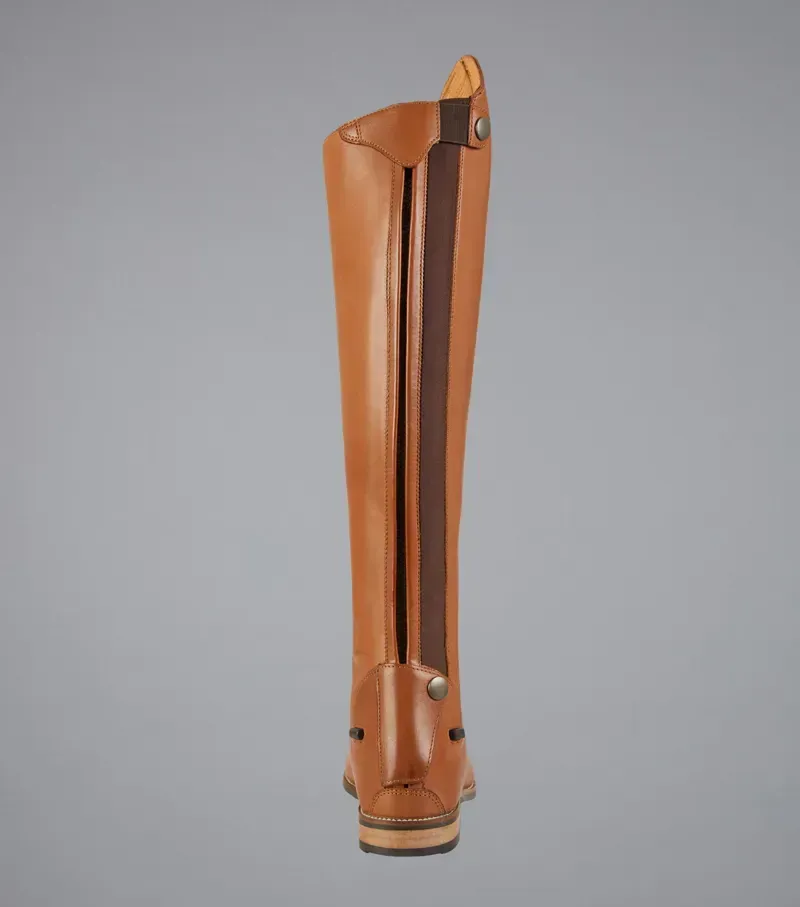 Premier Equine Ladies Maurizia Lace Front Tall Leather Riding Boot in Cognac-2