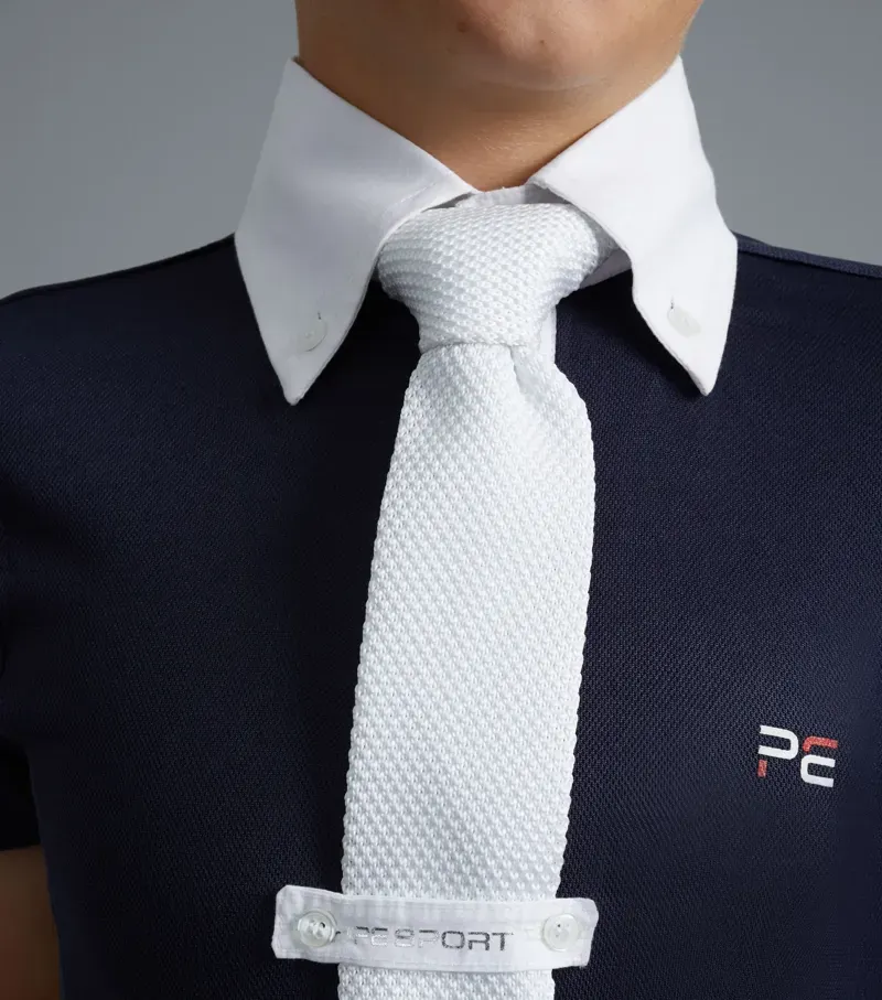 Mini Antonio Boy's Short Sleeve Show Shirt / Navy-3