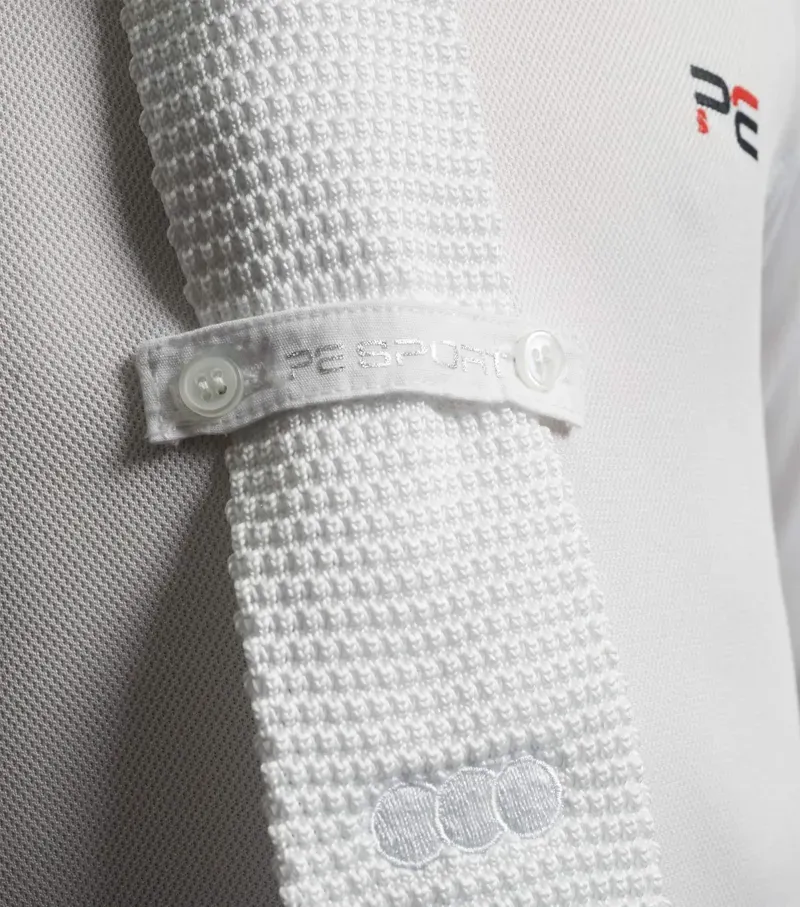 Mini Giulio Boy's Long Sleeve Show Shirt / White-3