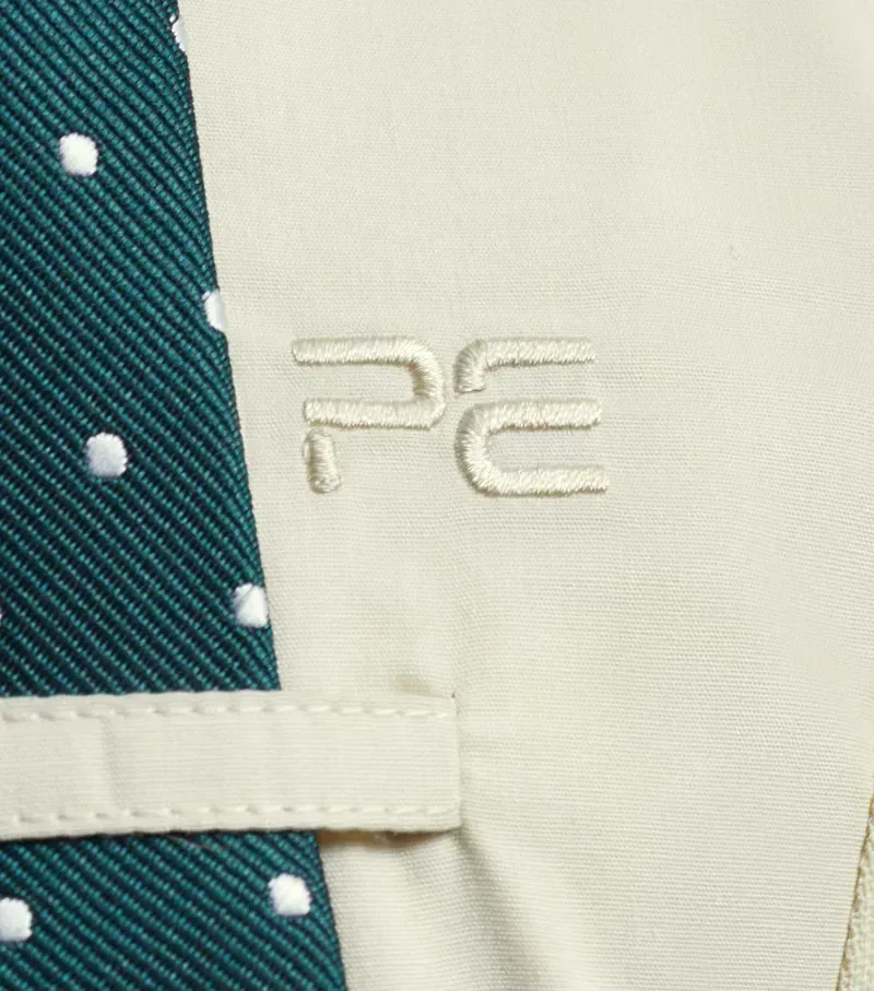 Premier Equine Girls Tessa Long Sleeve Show Shirt in Vanilla-4