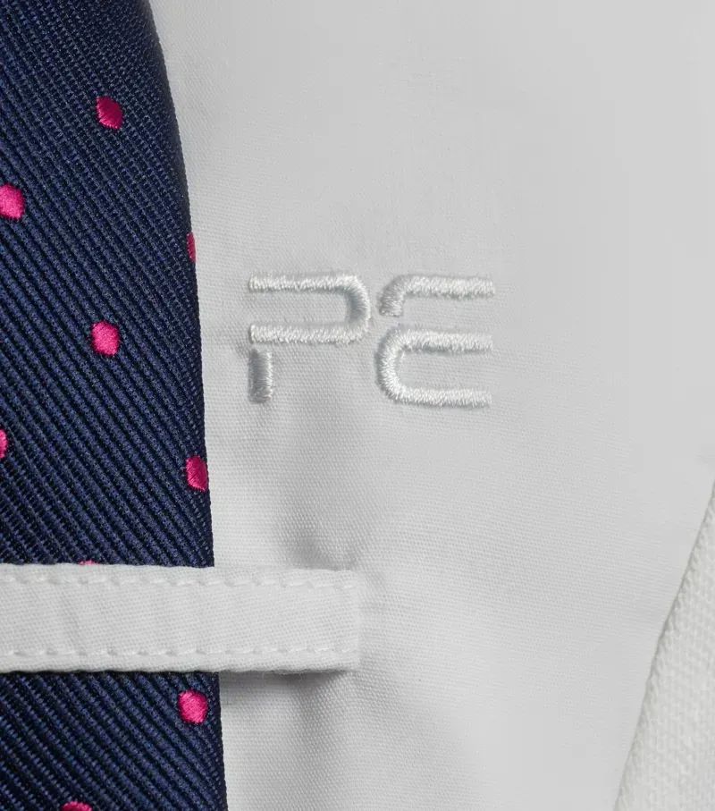 Premier Equine Girls Tessa Long Sleeve Show Shirt in White-4