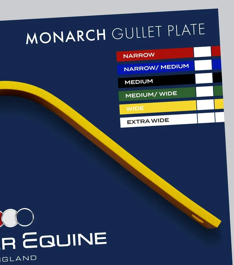 Premier Equine Monarch Gullet Plate in Multi-3