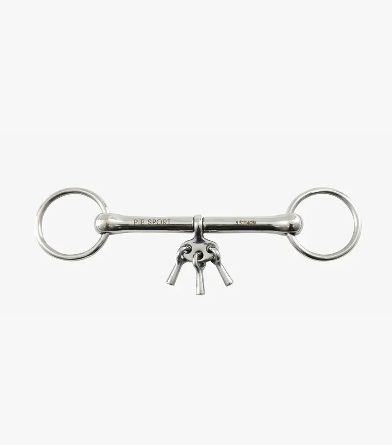 Premier Equine Mouthing Bit With Keys in Silver