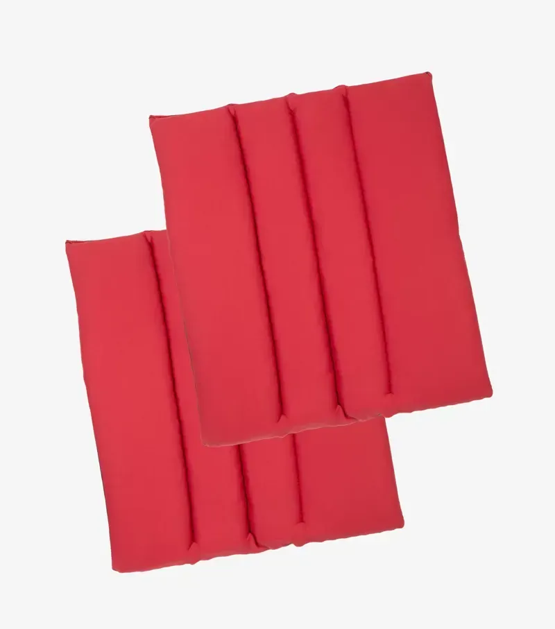 Premier Equine Spare Nano-Tec Infrared Boot Wrap Liners in Black/Red