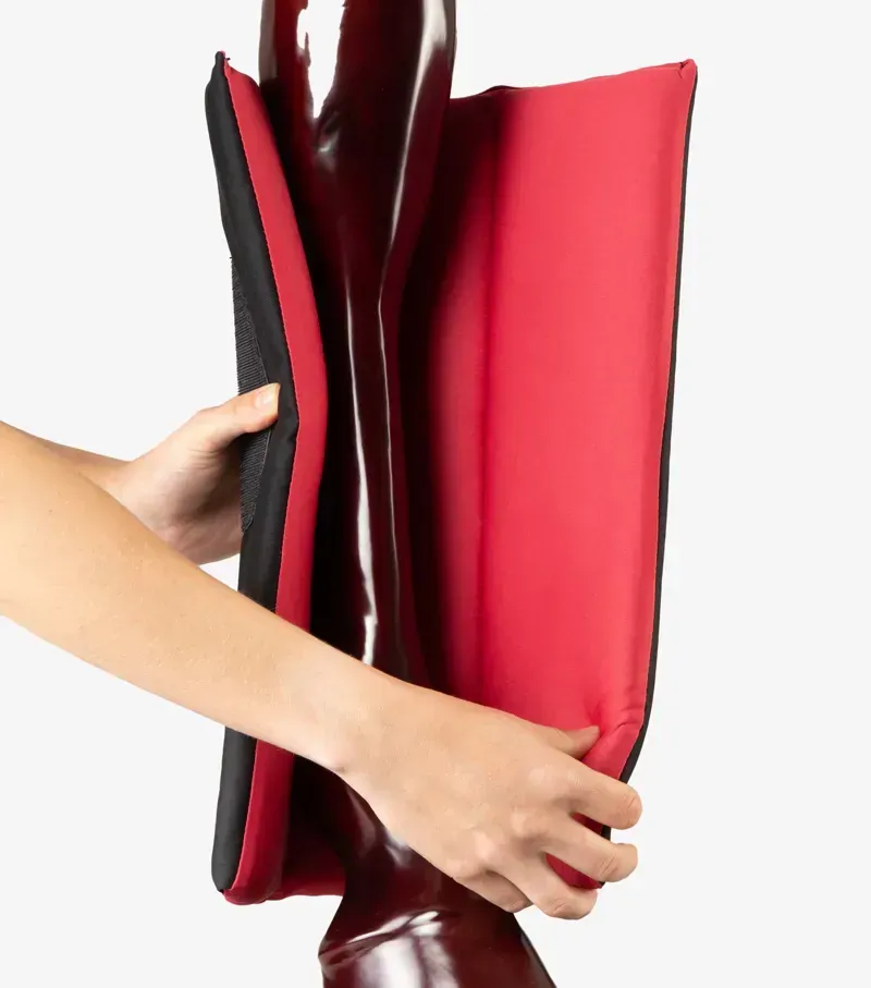 Premier Equine Spare Nano-Tec Infrared Boot Wrap Liners in Black/Red-2