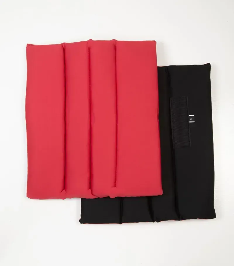 Premier Equine Spare Nano-Tec Infrared Boot Wrap Liners in Black/Red-4