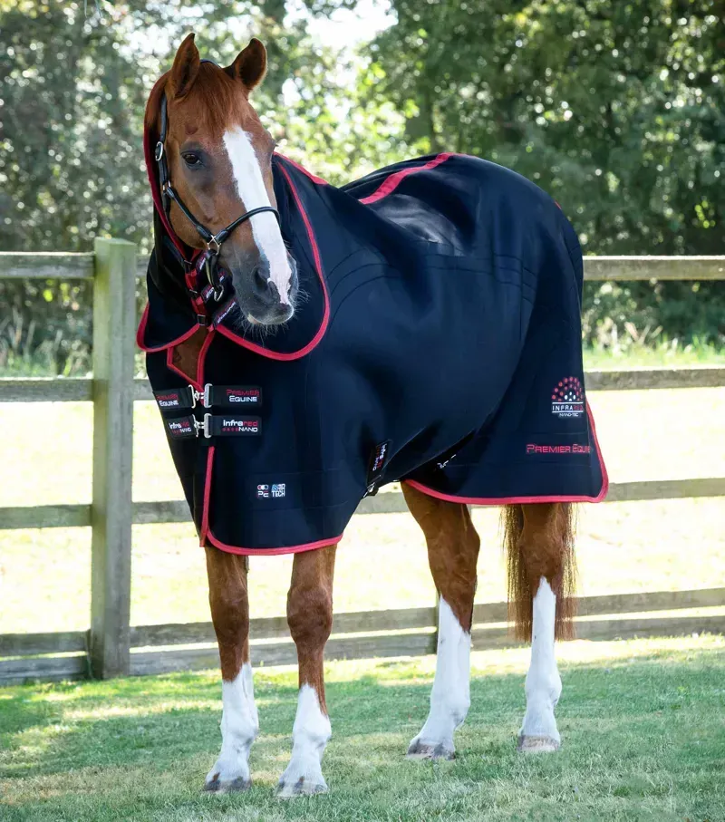 Premier Equine Nano-Tec Infrared Horse Rug in Black