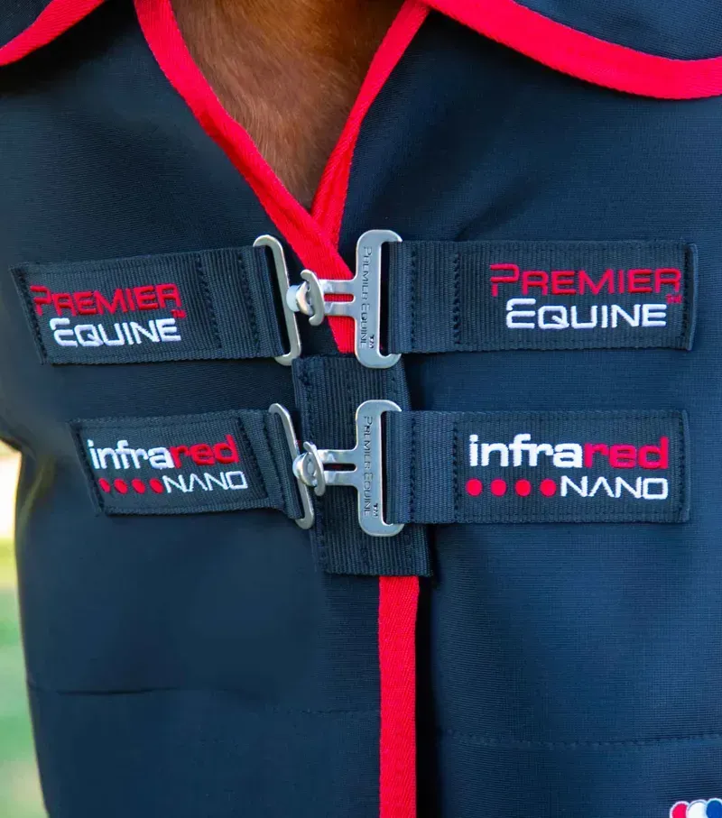 Premier Equine Nano-Tec Infrared Horse Rug in Black-2