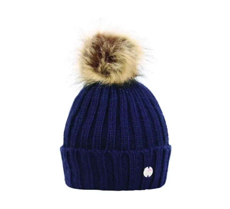 Little Rider Sheila Bobble Hat in Navy