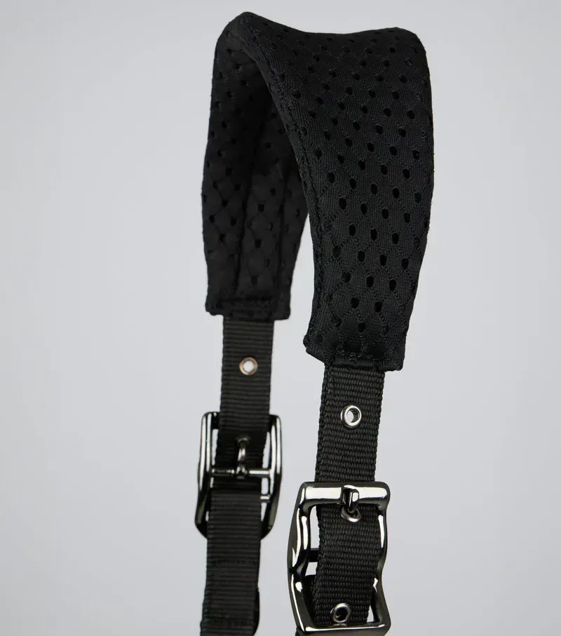 Premier Equine Necto 3D Mesh Head Collar With Lead Rope in Black-1