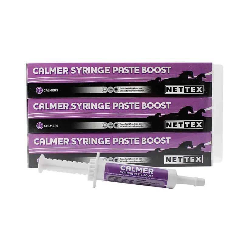 Nettex 3 x 30 ml Calmer Syringe Paste Boost