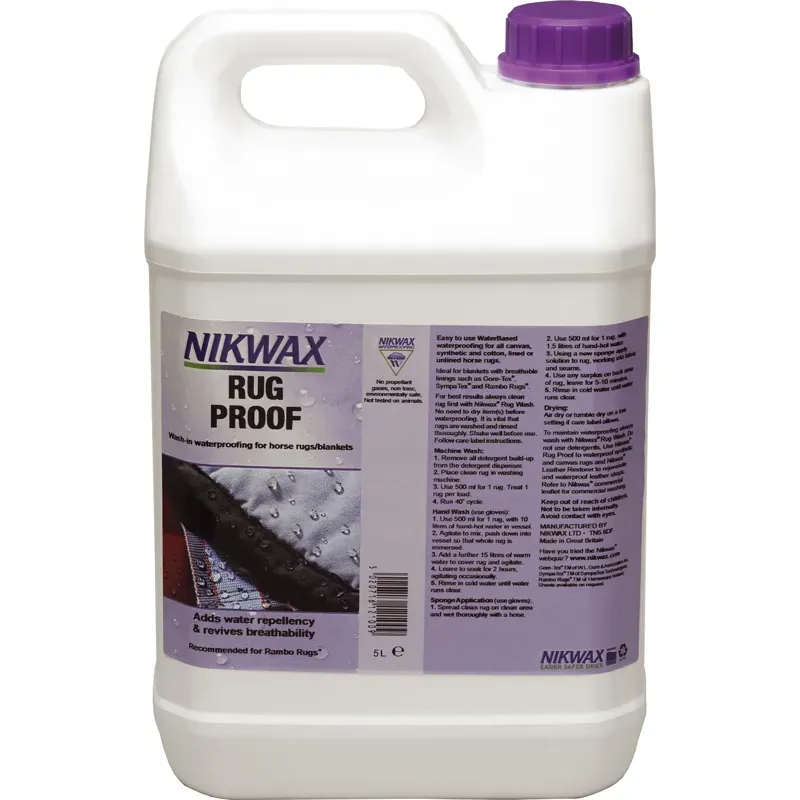 Nikwax 5lt Rug Proof in White