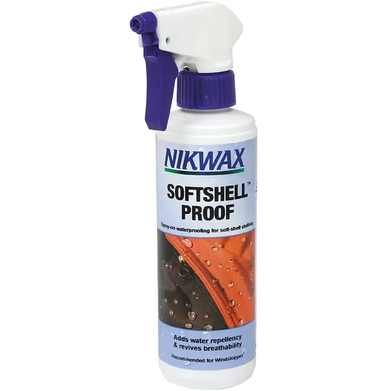 Nikwax 300ml Spray-On SoftShell Proof in White