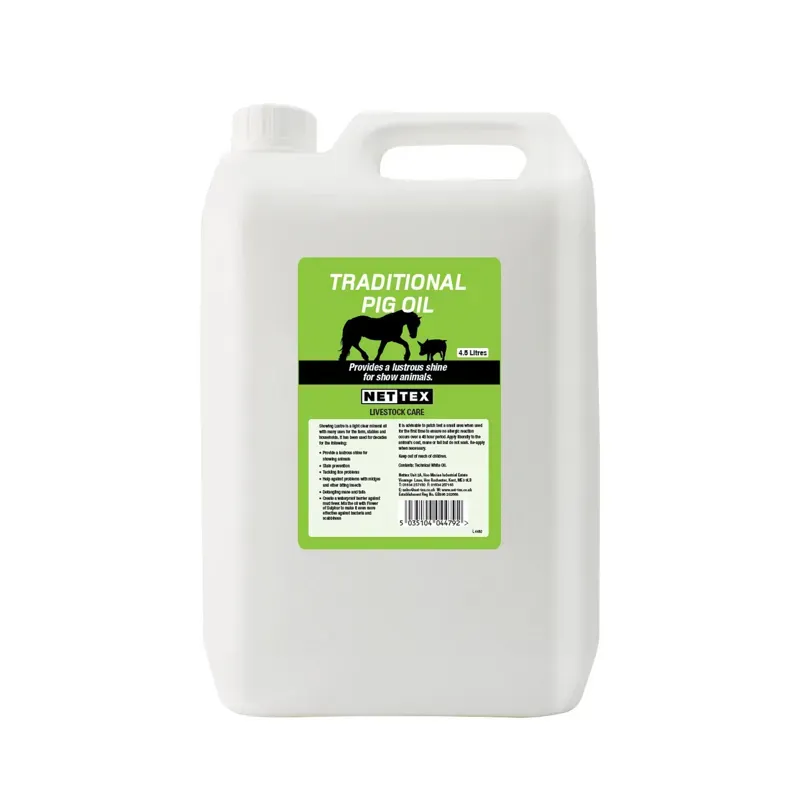 Nettex Traditional Pig Oil - 4x4.5-litre