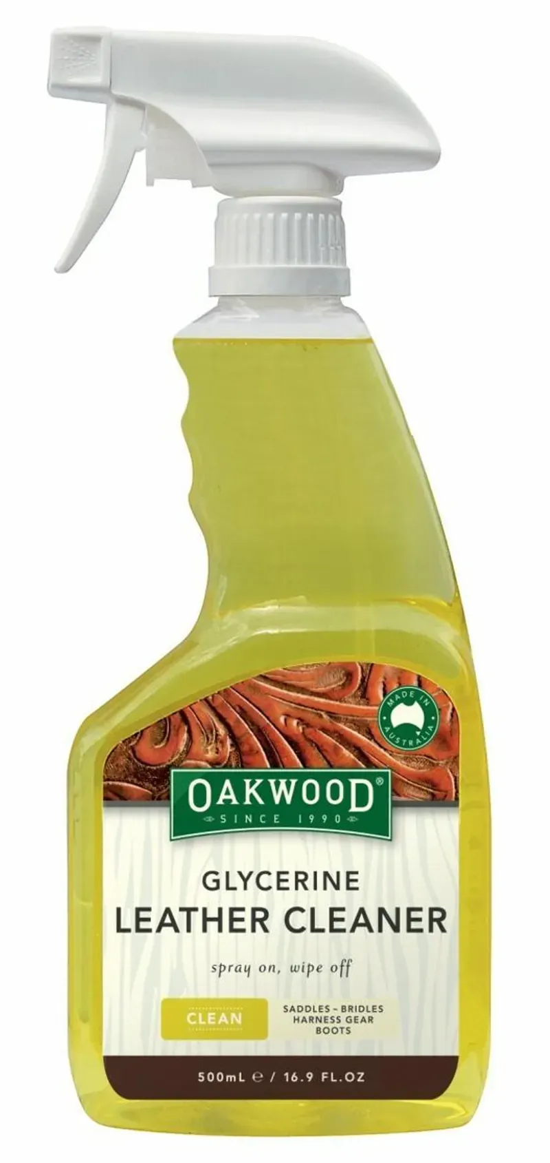 Oakwood 500ml Glycerine Leather Cleaner Spray