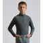 Premier Equine Junior Ombretta Technical Riding Top in Anthracite Grey