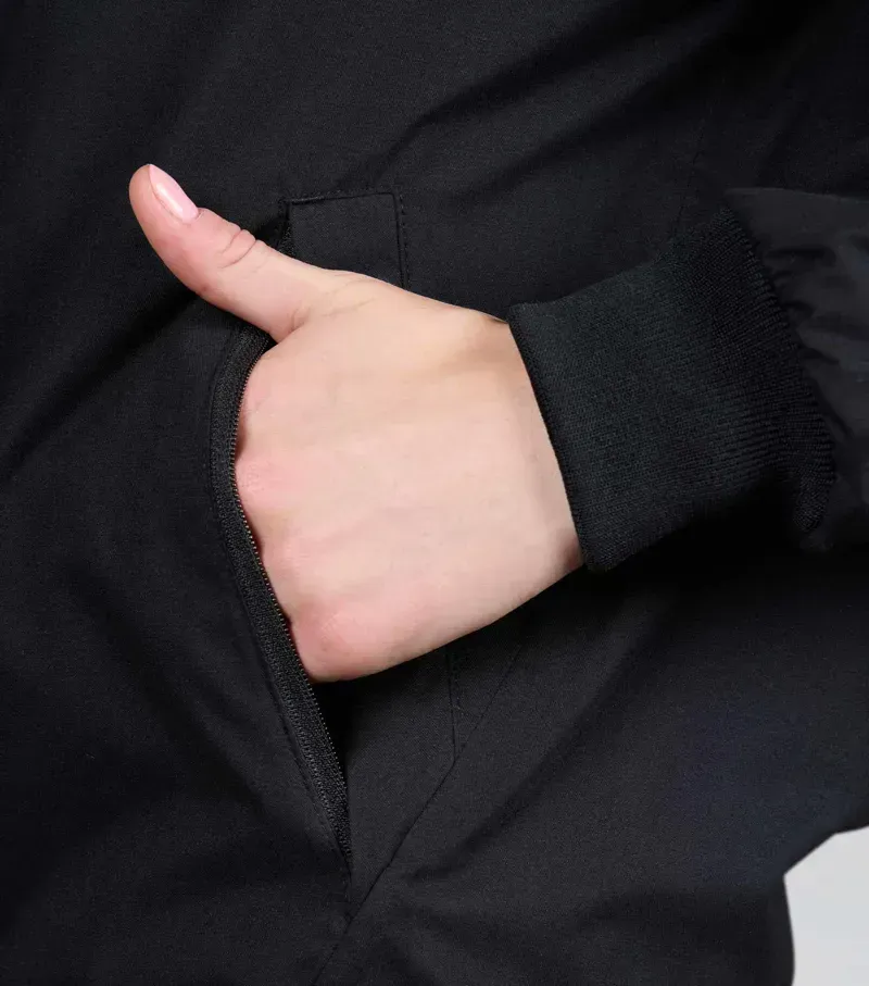 Premier Equine Womens Omnia Waterproof Riding Jacket in Black-4