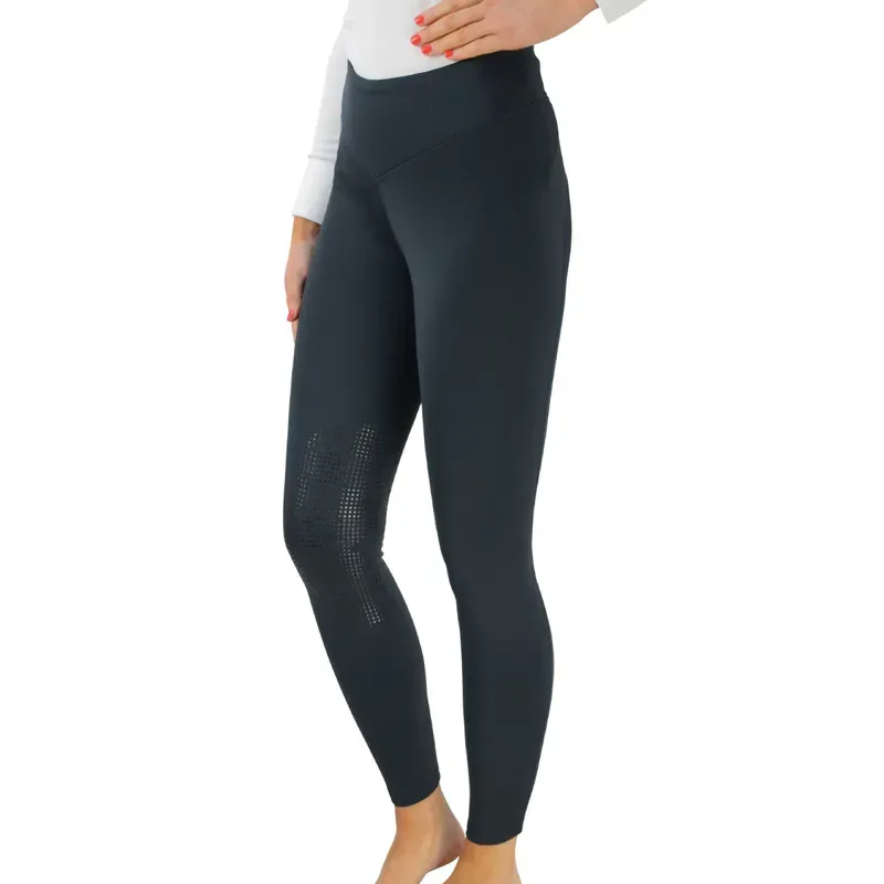 Hy Equestrian OsloPro Softshell Riding Tights - - Navy