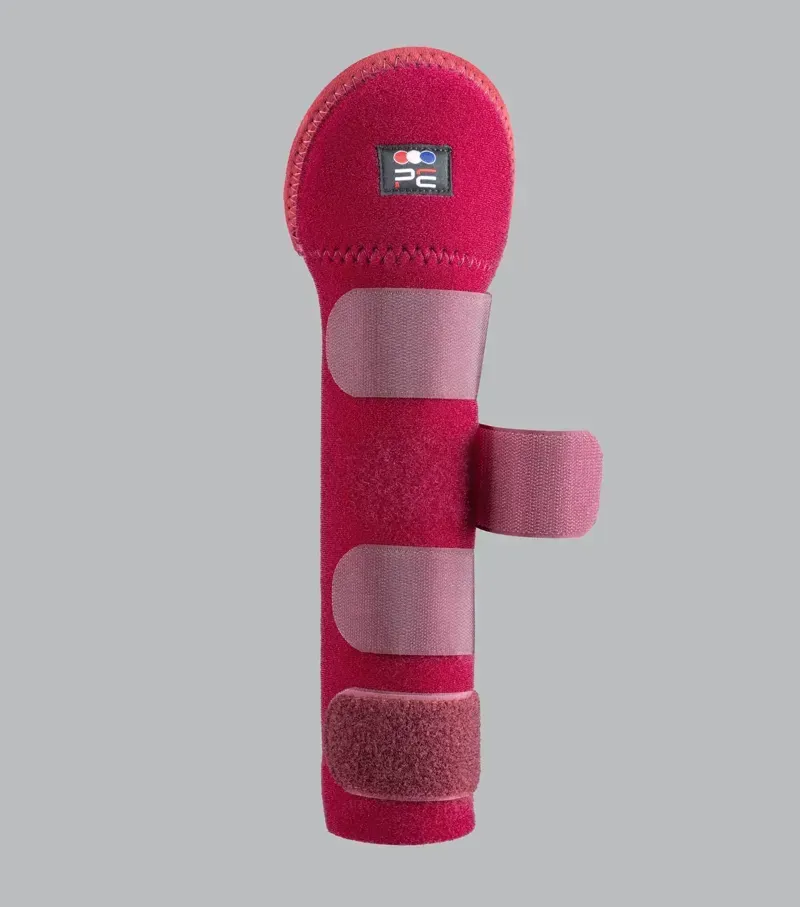 Premier Equine Padded Horse Tail Guard With Tail Bag in Burgundy-2