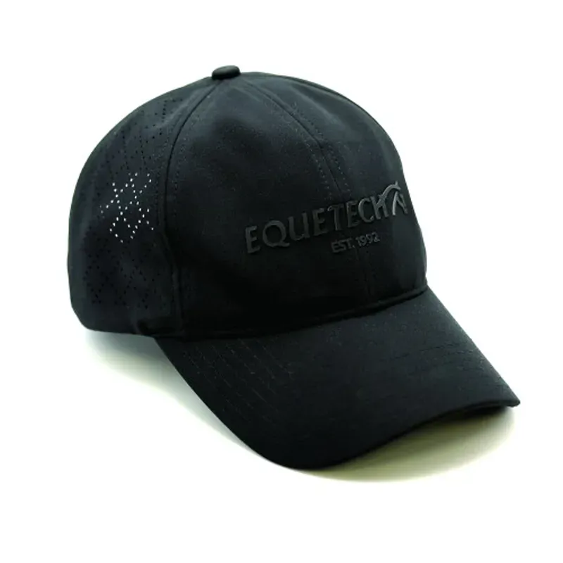 Equetech Ladies One Size Premium Baseball Cap in Black