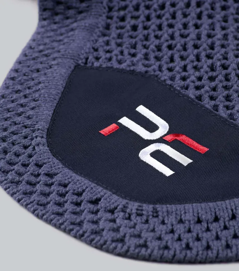 Premier Equine Int. X-Large Acoustic Ear Bonnet in Navy-2