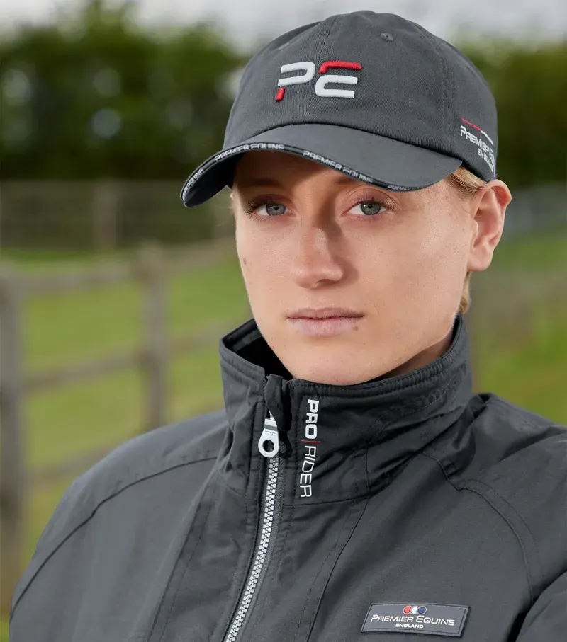 Premier Equine Baseball Cap in Anthracite Grey-1