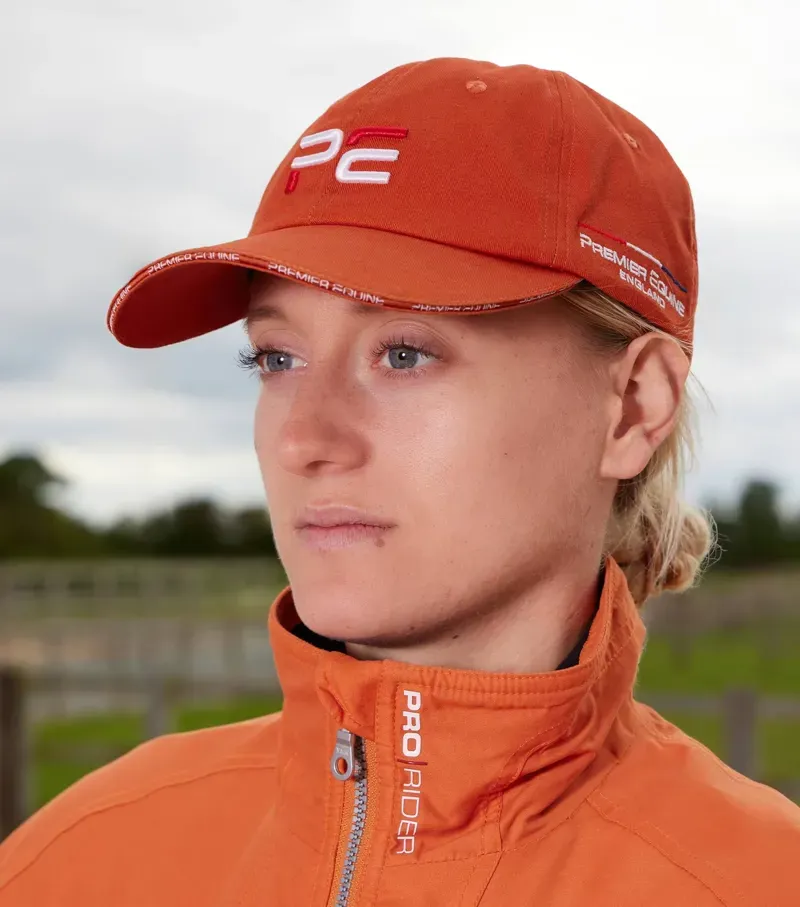 Premier Equine Baseball Cap in Burnt Orange-1