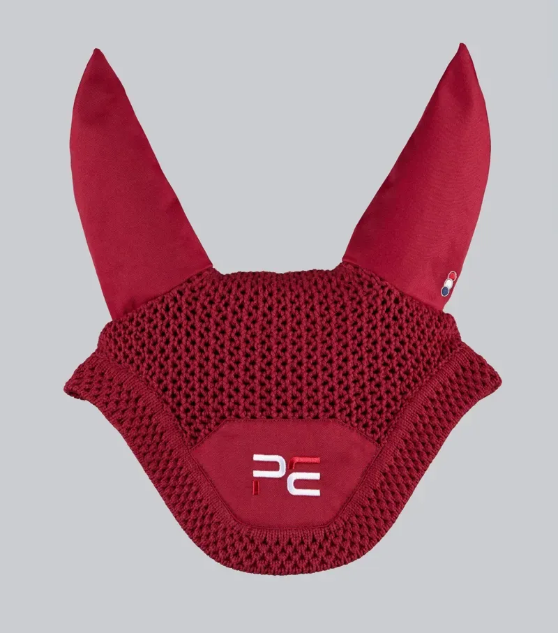 Premier Equine Int. Sport Ear Bonnet Large in Burgundy