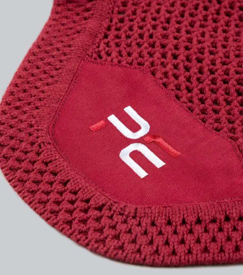 Premier Equine Int. Sport Ear Bonnet Medium in Burgundy-2