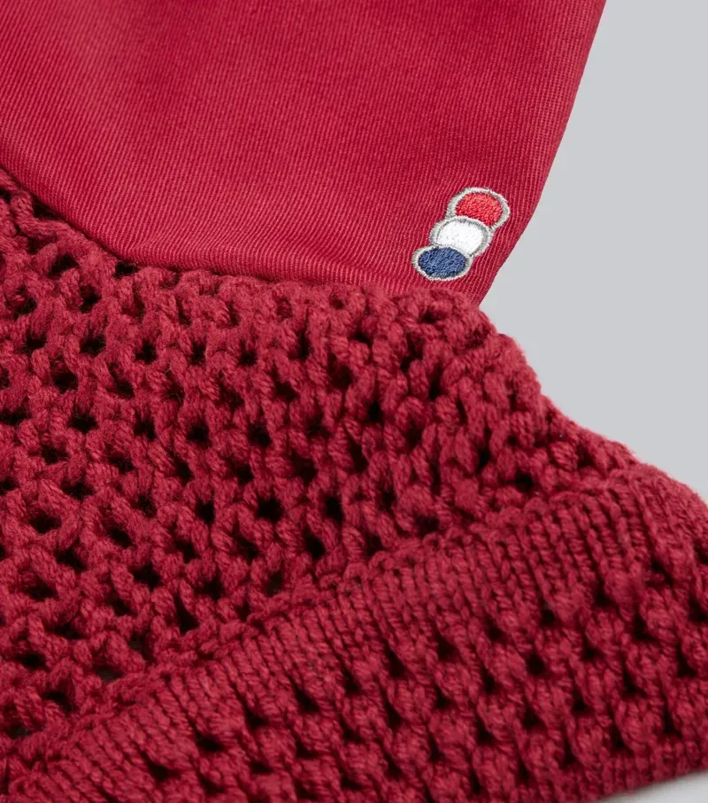 Premier Equine Int. Sport Ear Bonnet Medium in Burgundy-1