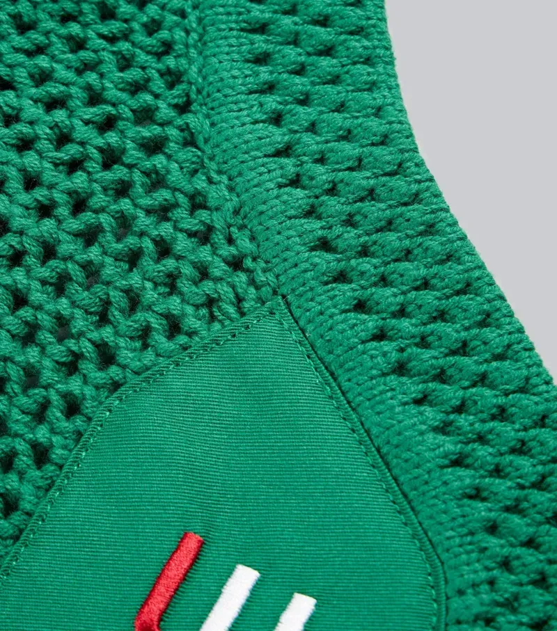 Premier Equine Int. Sport Ear Bonnet Medium in Green-3