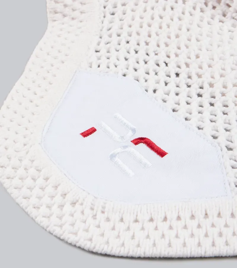 Premier Equine Int. Sport Ear Bonnet Large in White-1