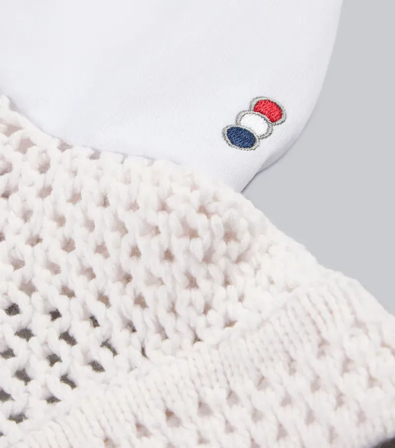 Premier Equine Int. Sport Ear Bonnet Medium in White-3