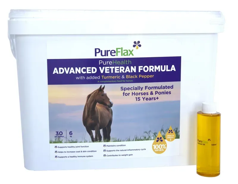 PureFlax 6 kg PureHealth Advanced Veteran Formula Plus FOC Sample