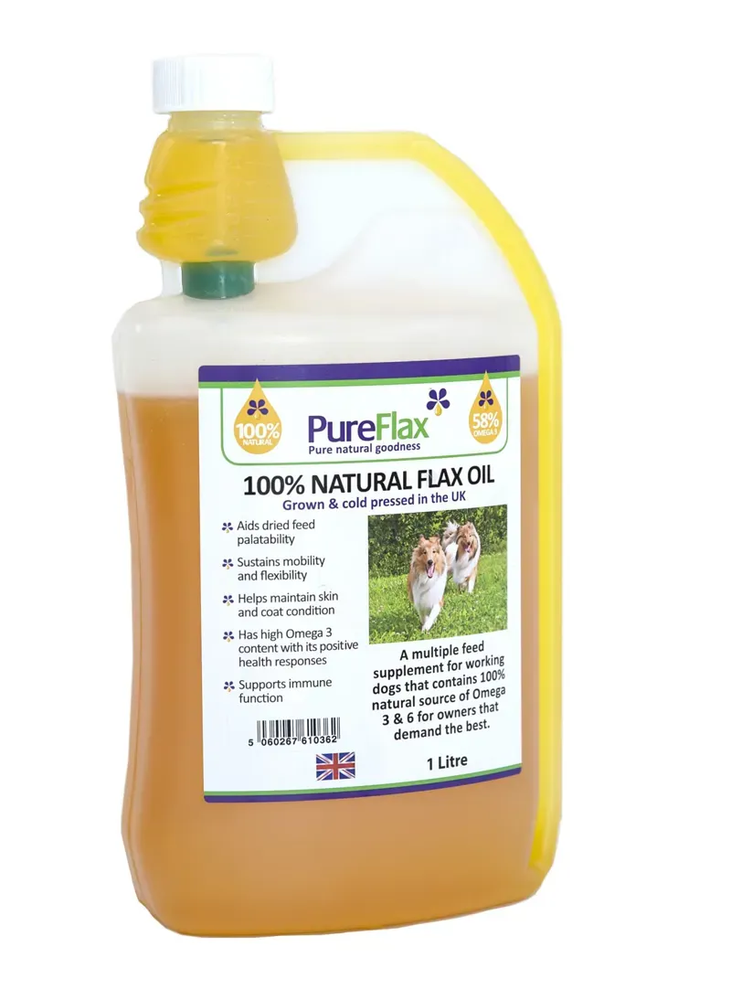 PureFlax 1 lt Linseed Oil For Dogs