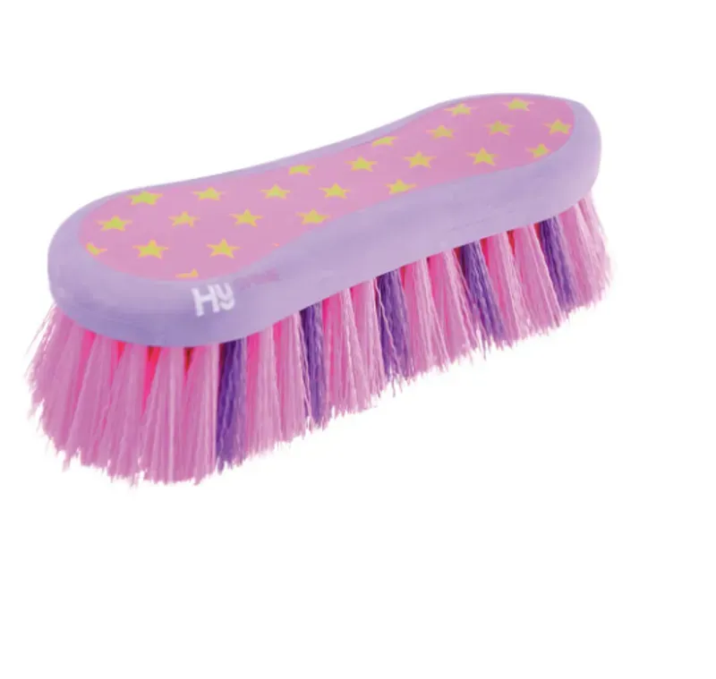 Hy Shine Star Easy Grip Dandy Brush in Pink/Lilac