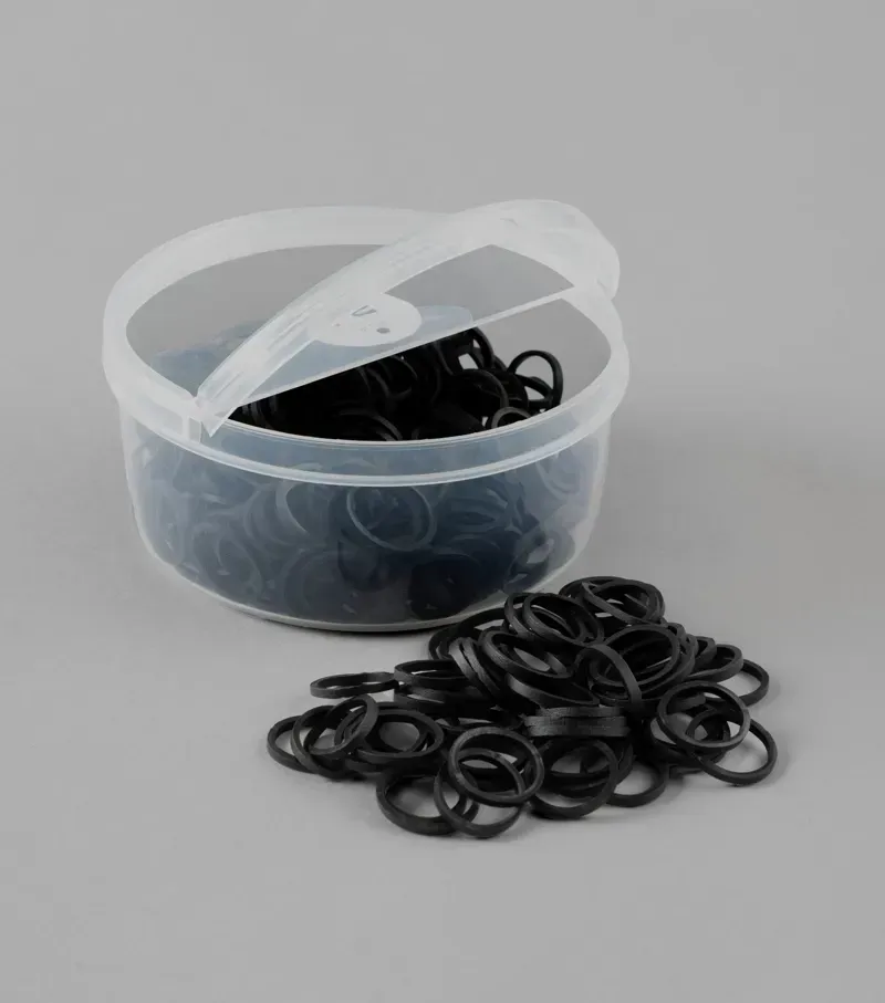 Premier Equine Horse Plaiting Bands in Black