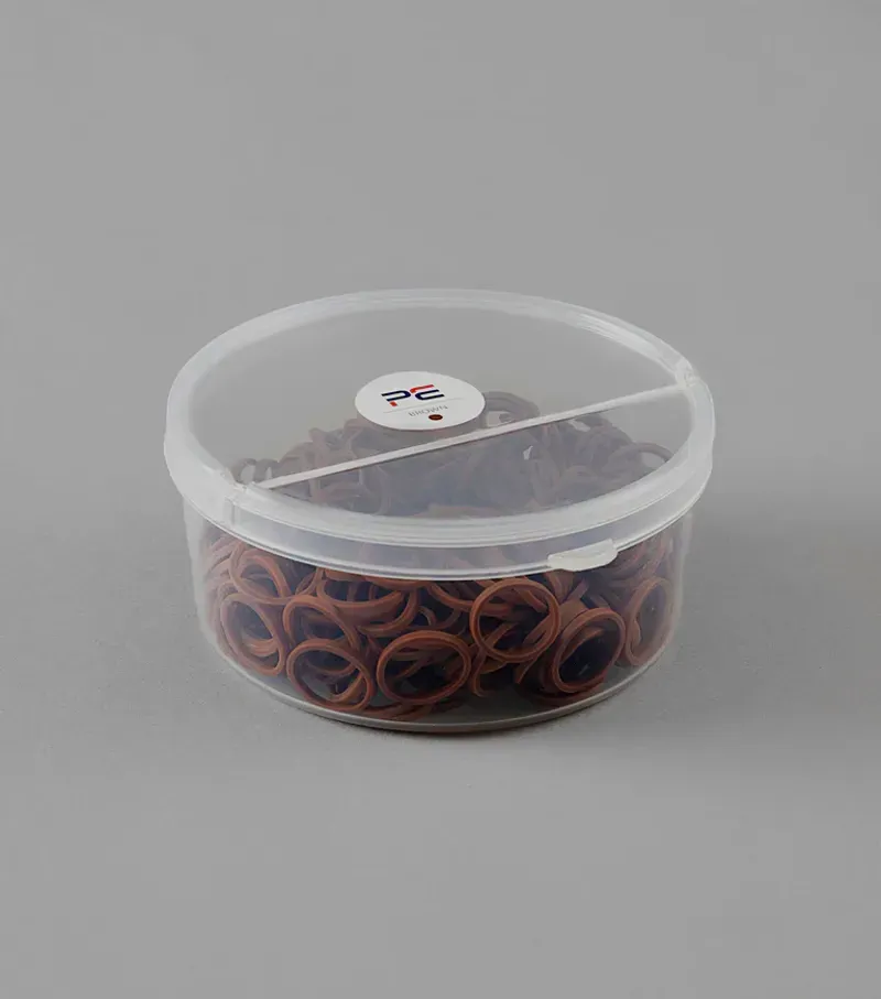 Premier Equine Horse Plaiting Bands in Brown-1