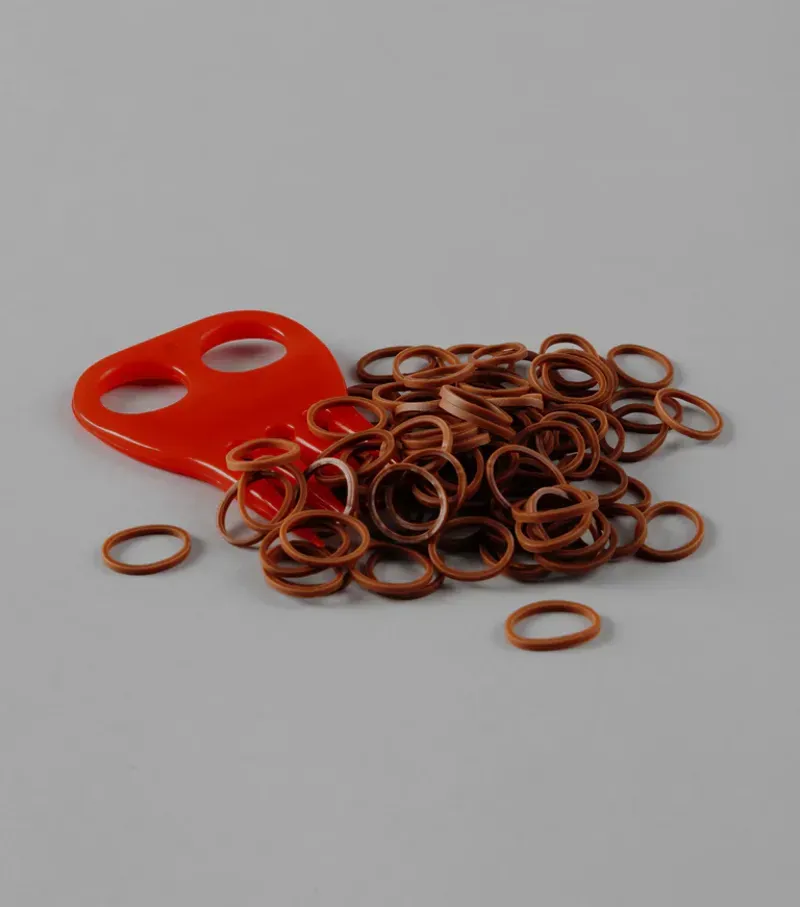 Premier Equine Horse Plaiting Bands in Brown-3